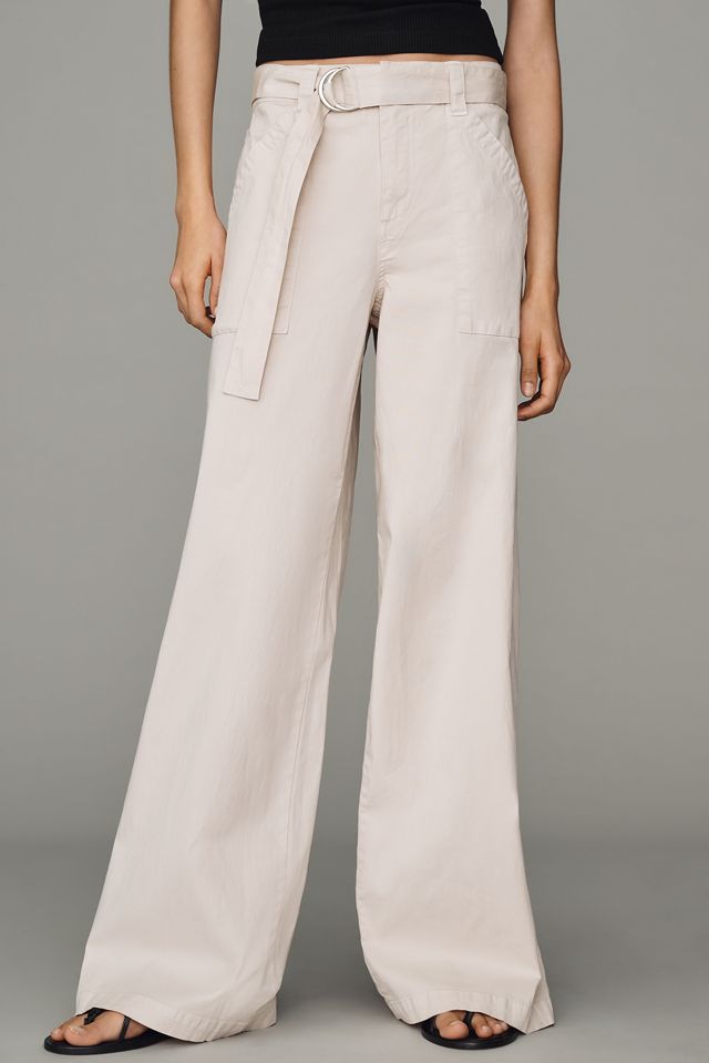 Sanctuary Soft Polish Cotton Blend Wide Leg Pants #1