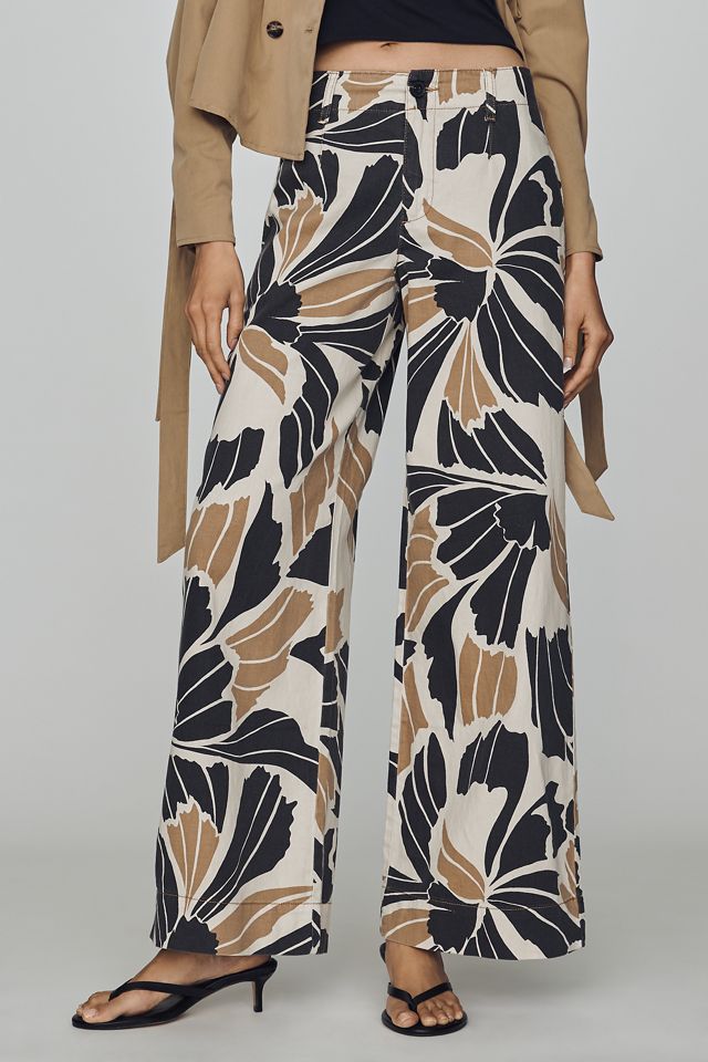 Sanctuary Academy Cotton Linen Wide Leg Pants #1