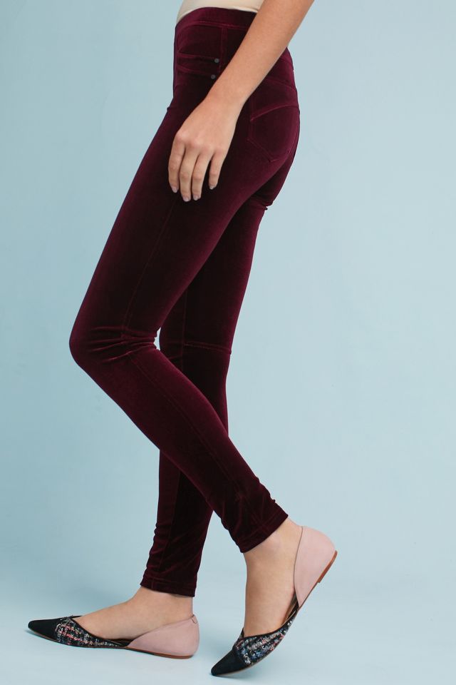 Anthropologie velvet leggings best sale