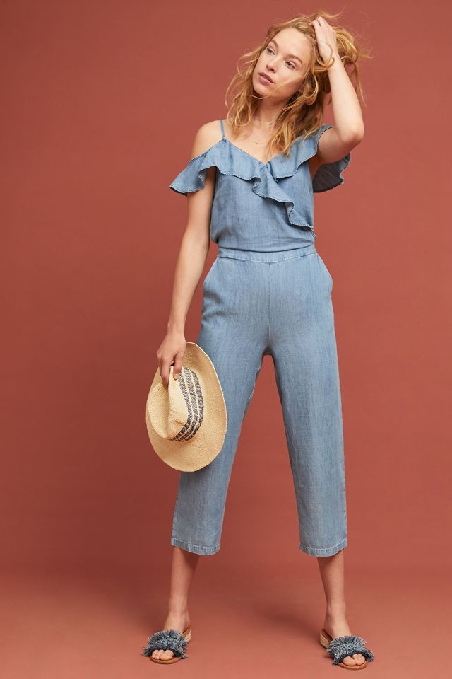 Michael stars off the shoulder jumpsuit hotsell