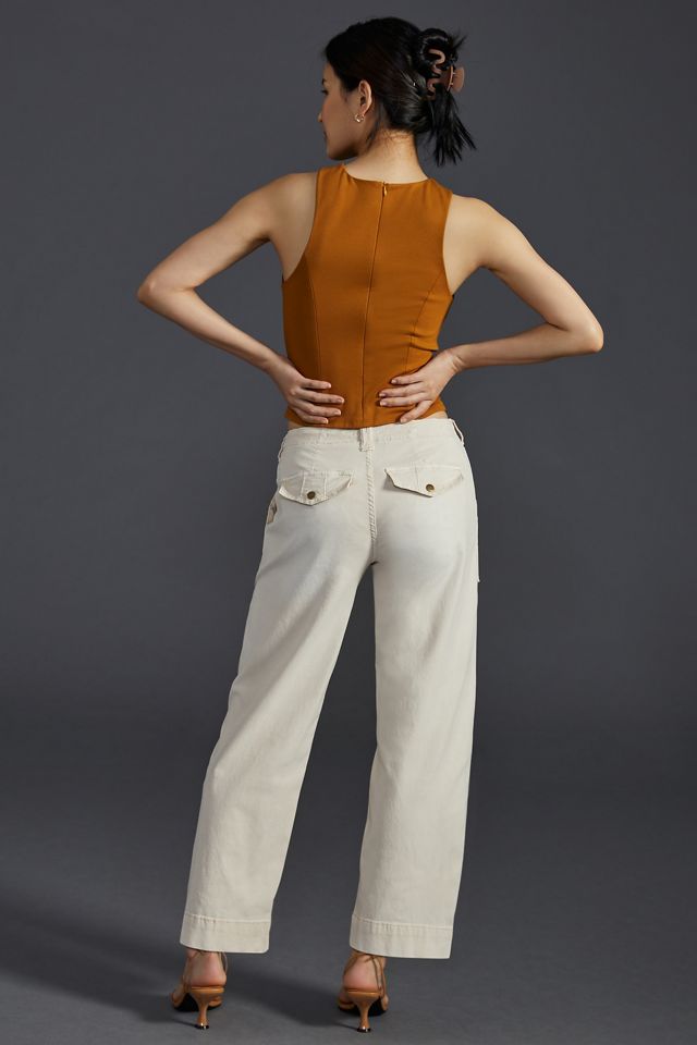 Pilcro Low-Rise Relaxed Trousers #3