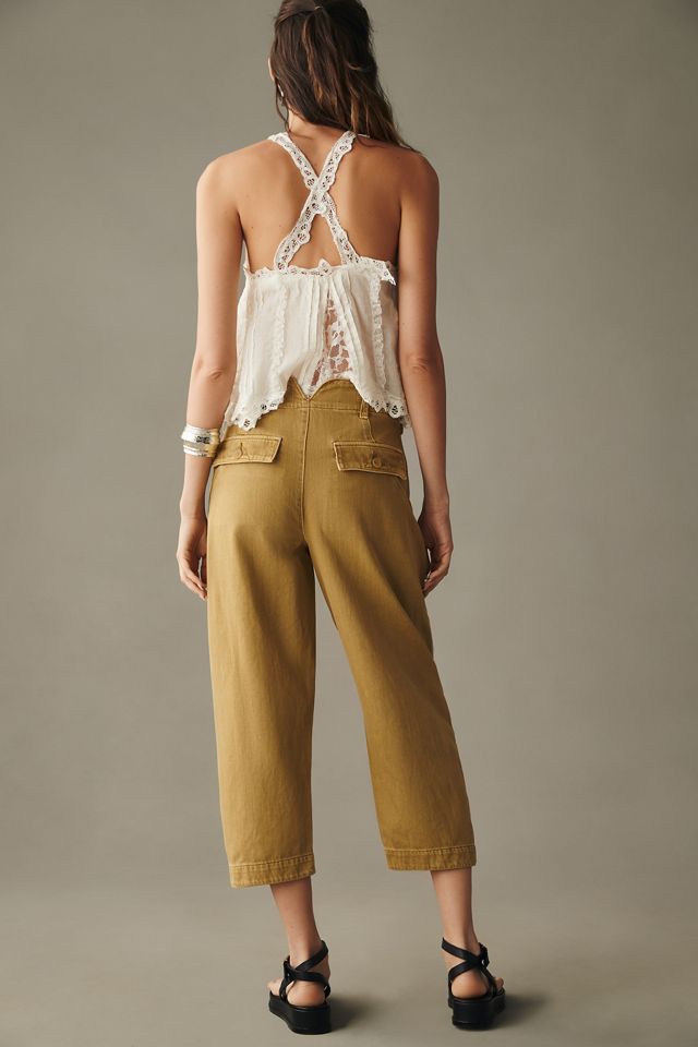 Pilcro Tapered Crop Chino Pants #3
