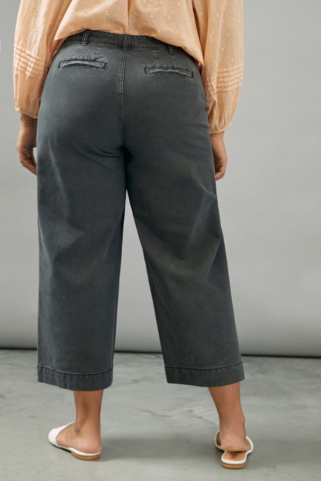Pilcro James Cropped Wide-Leg Pants #5