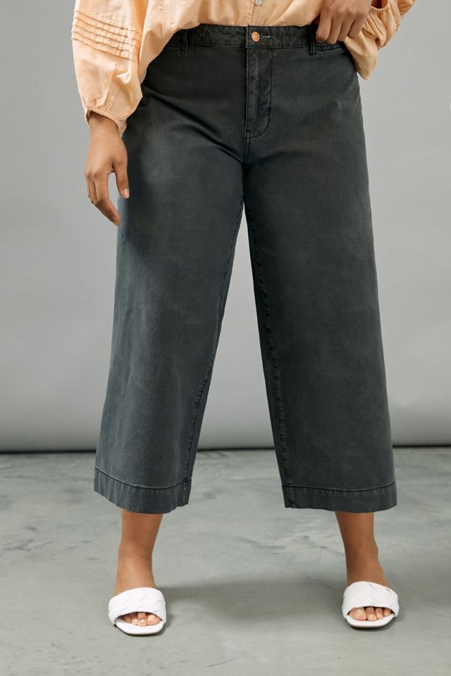 Pilcro James Cropped Wide-Leg Pants #6