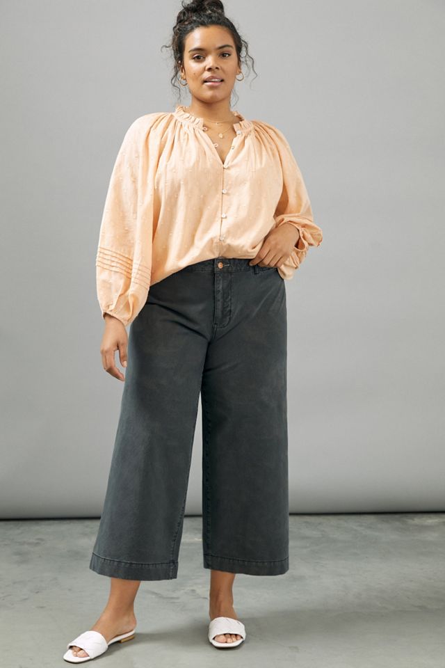 Pilcro James Cropped Wide-Leg Pants #4