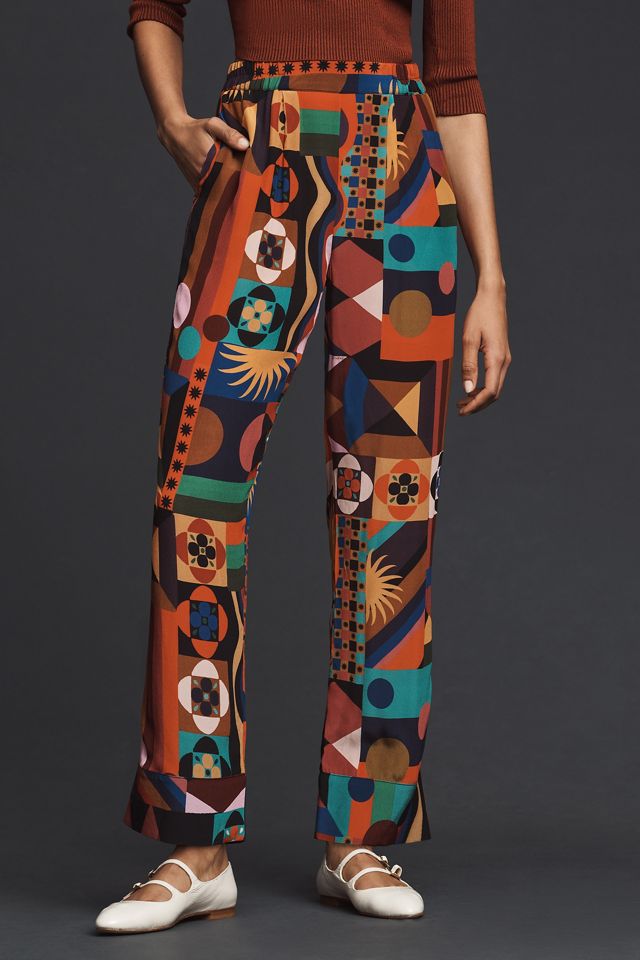 Farm Rio Tropical Multicolor Pants #1