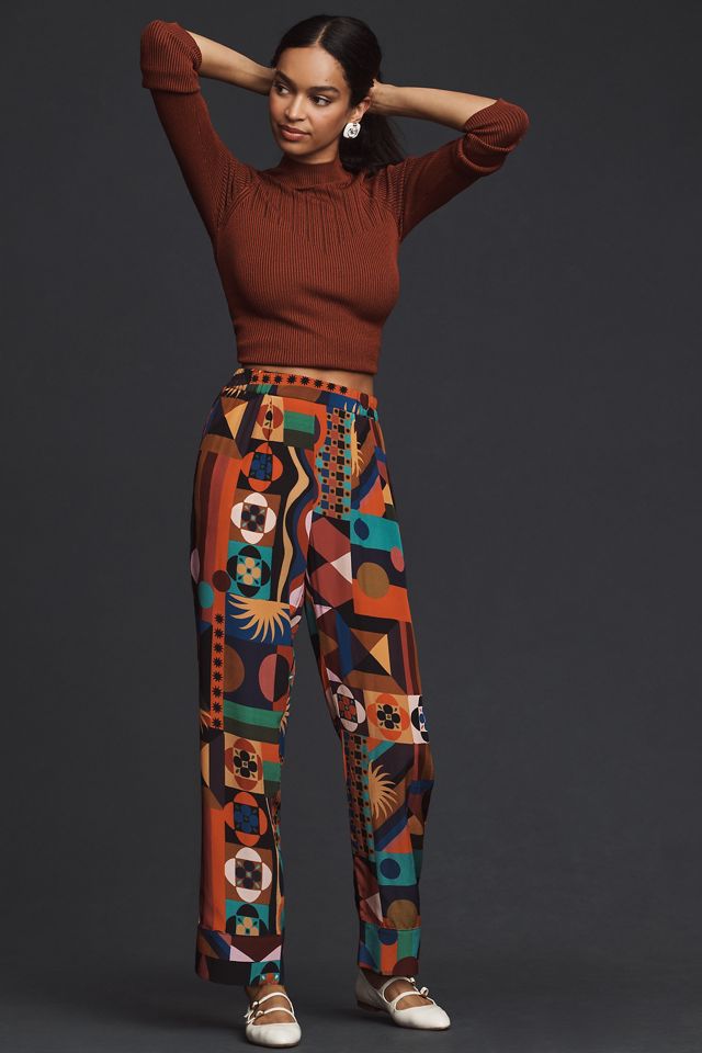 Farm Rio TROPICAL GROOVE PANTS - Trousers - multi-coloured