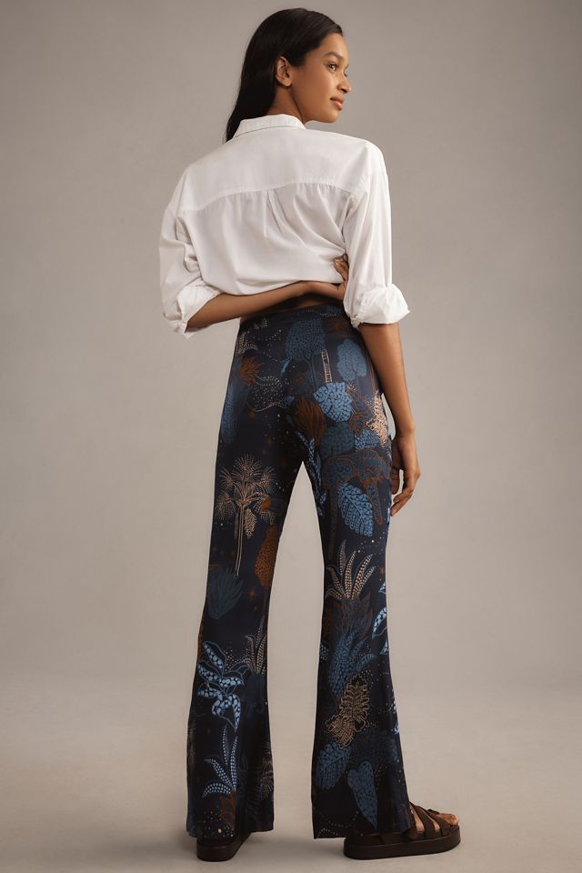 Farm Rio Jungle-Print Flare Pants #2