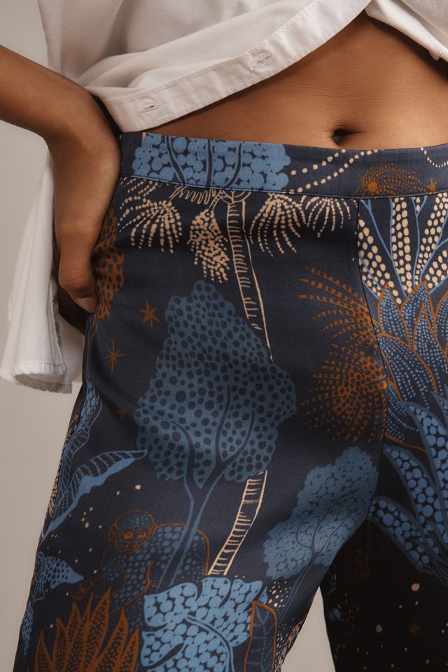 Farm Rio Jungle-Print Flare Pants #3