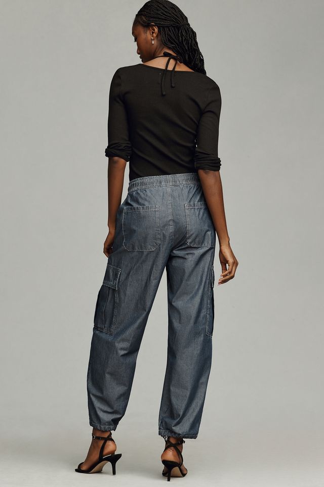 Pilcro Denim Bungee Parachute Pants