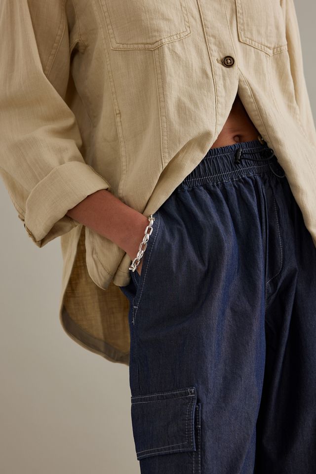 Pilcro Denim Bungee Parachute Pants #5