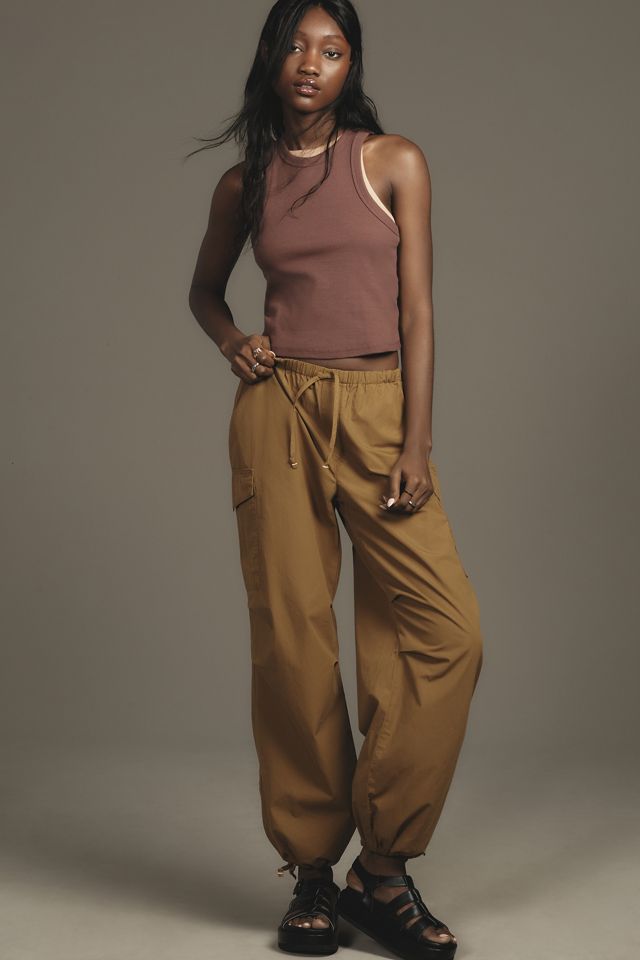 Pilcro Pull-On Parachute Pants | Anthropologie