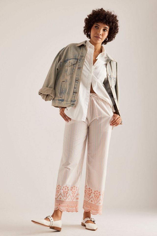 Pantalones Damson Madder Leah a Rayas con Lazo #3