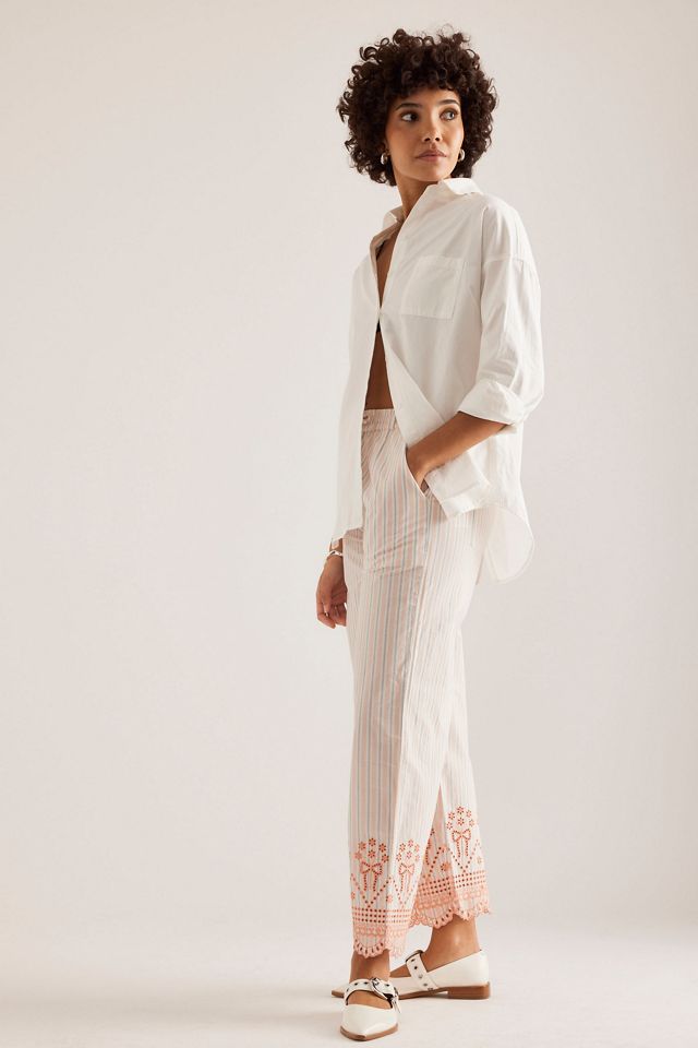 Pantalones Damson Madder Leah a Rayas con Lazo #4