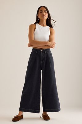 Damson Madder Marj Pleated Culottes