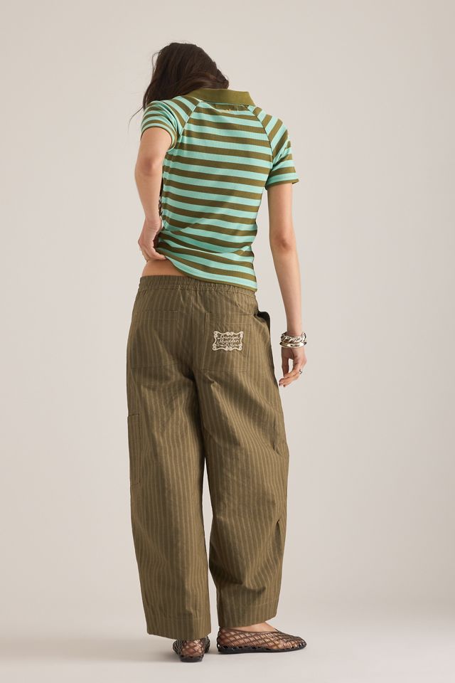 Damson Madder Felix Twill Barrel Trousers #1