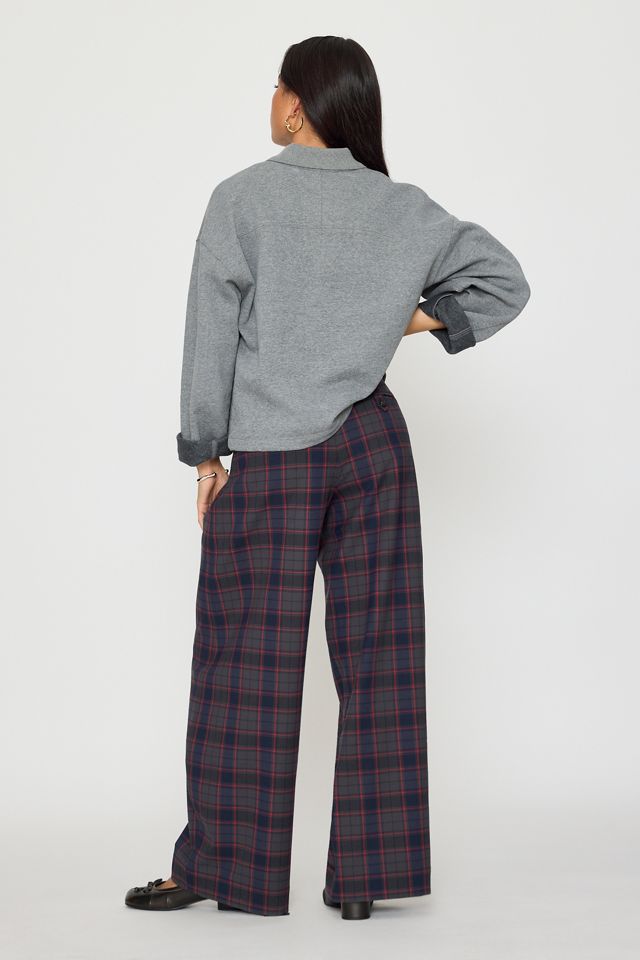 Damson Madder Haisley Check Barrel Trousers #5