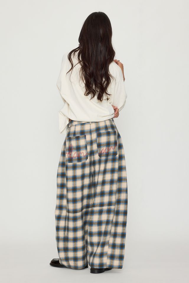 Damson Madder Mara Check Barrel Trousers #4