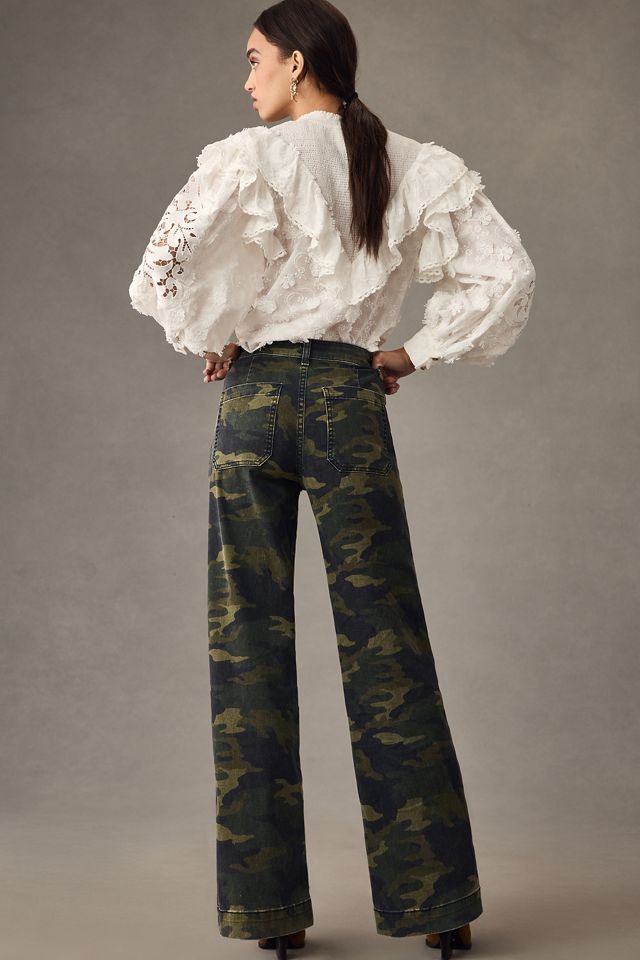 GIRLS SHINY CAMO FLARE PANTS – Bull Creek Exchange