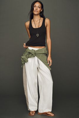 ASKK NY Cancun Slouchy Wide Leg Pants
