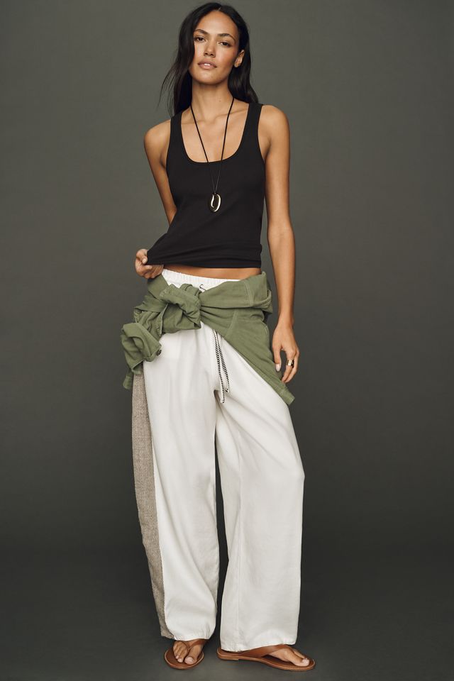 ASKK NY Cancun Slouchy Wide Leg Pants | Anthropologie