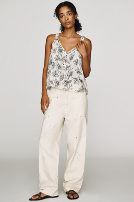 Splattered Chino Pants