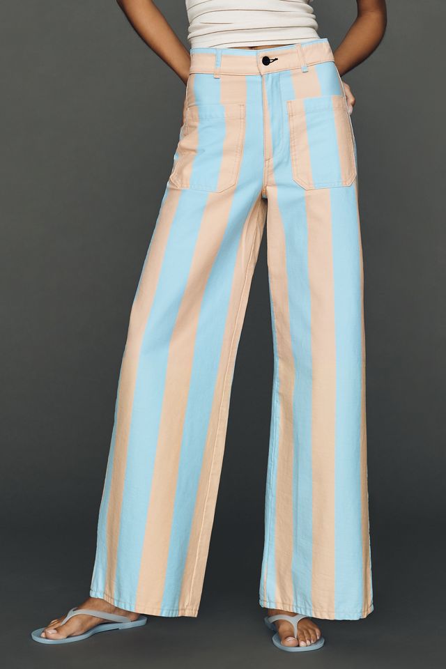 ASKK NY High-Rise Wide-Leg Pants | Anthropologie