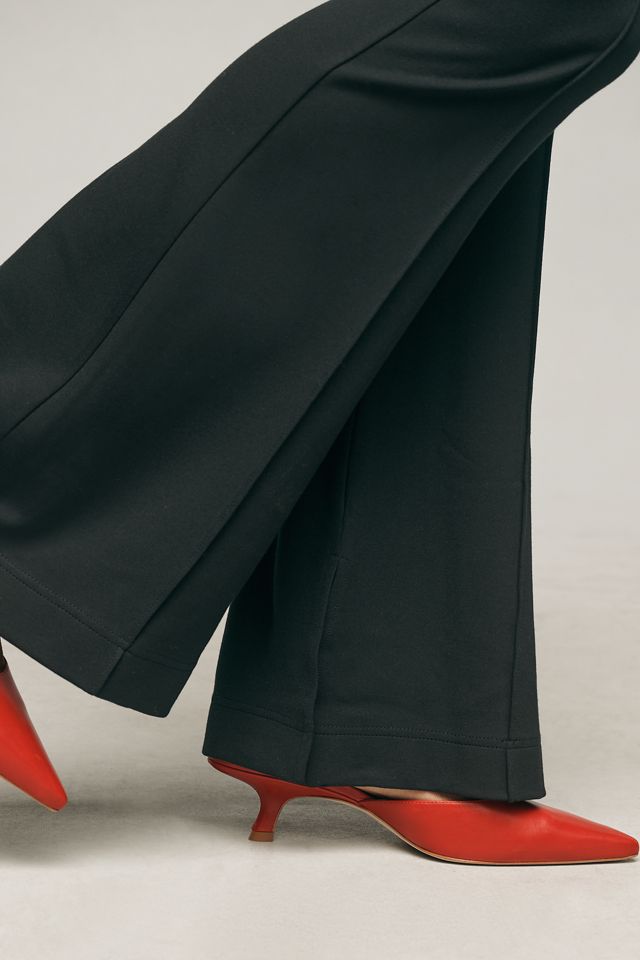 Maeve Slim Knit Flare Pants #3