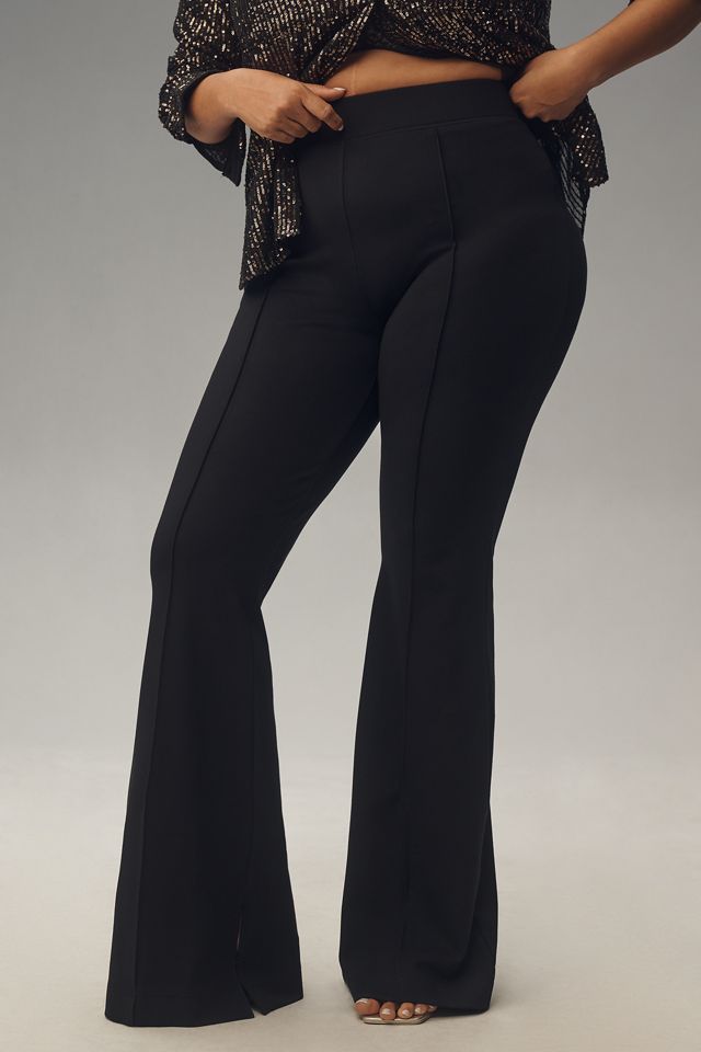 Maeve Slim Knit Flare Pants #6