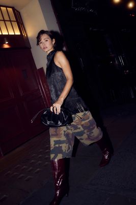By Anthropologie Riley Cropped Camo Cargo Pants
