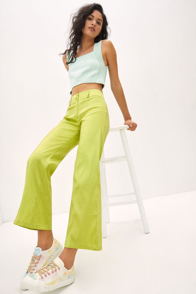 Cropped flared pants - Women