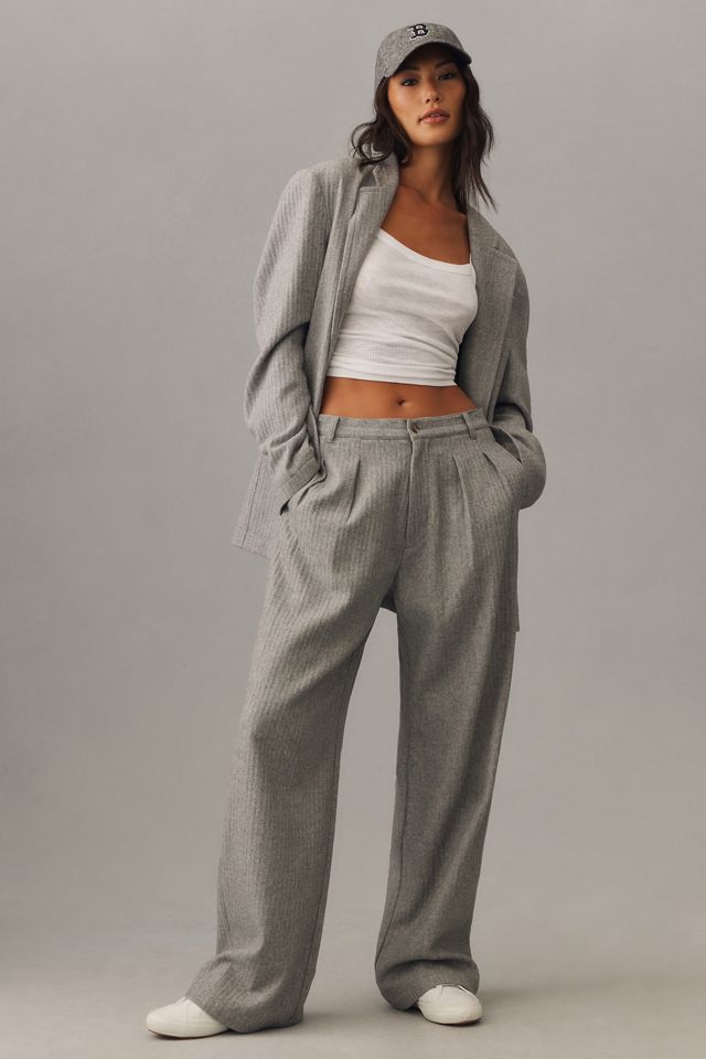 Denimist Double Pleat Wide-Leg Pants #1