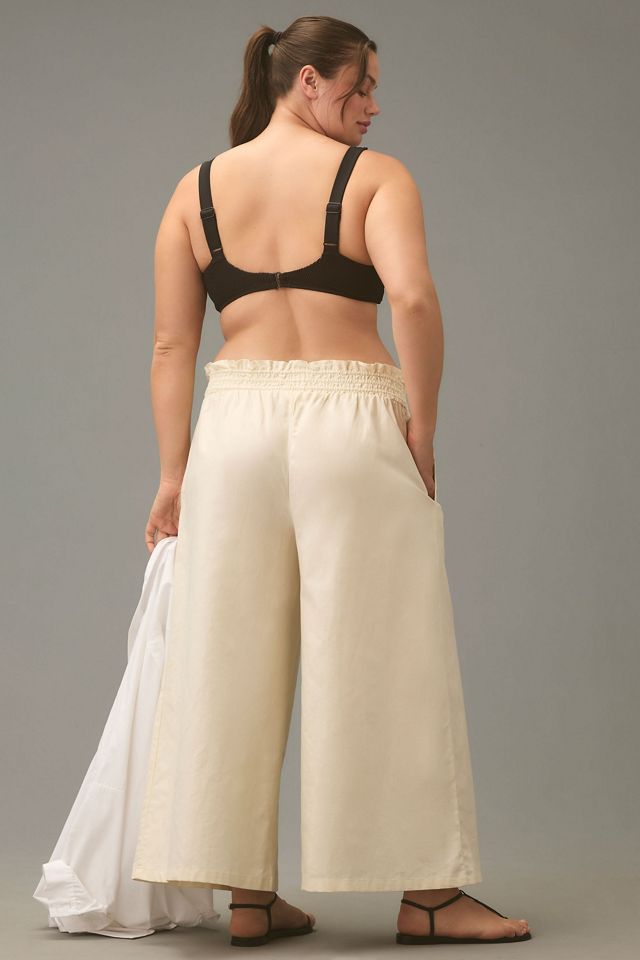 By Anthropologie Linen Pull-On Pants #6