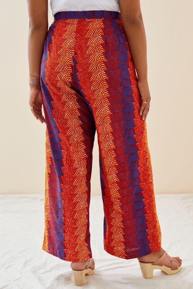 SIKA Abstract Wide-Leg Trousers #6