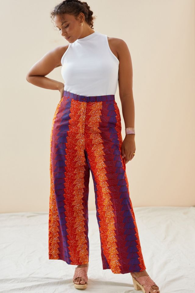 SIKA Abstract Wide-Leg Trousers #4