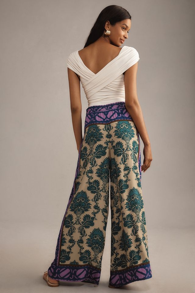 Plenty by Tracy Reese Drawstring Wide-Leg Pants #3