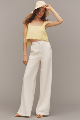 Shop Hope For Flowers By Tracy Reese Pom Pom Trousers Pants In White