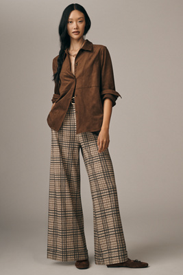 Hope For Flowers By Tracy Reese Cuffed Trouser Pants In Brown