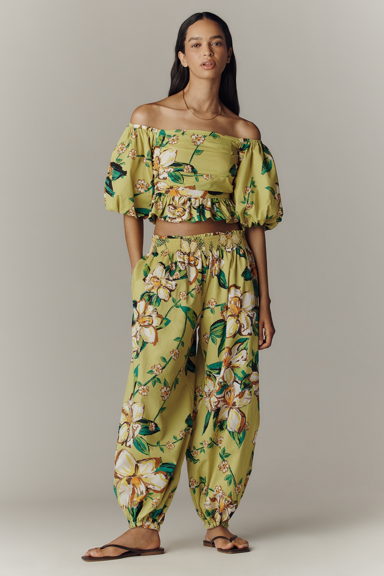 Hope for Flowers by Tracy Reese Lily Cotton Balloon Pants