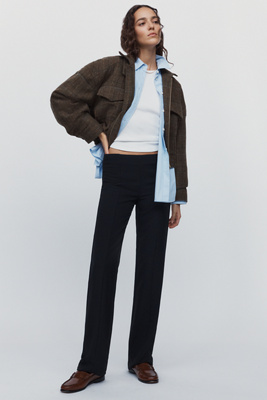 Resume Oasis Mid-Rise Straight-Leg Pants by Anthropologie