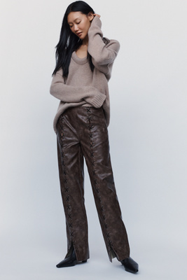 Resume Oliver Mid-Rise Straight-Leg Pants by Anthropologie