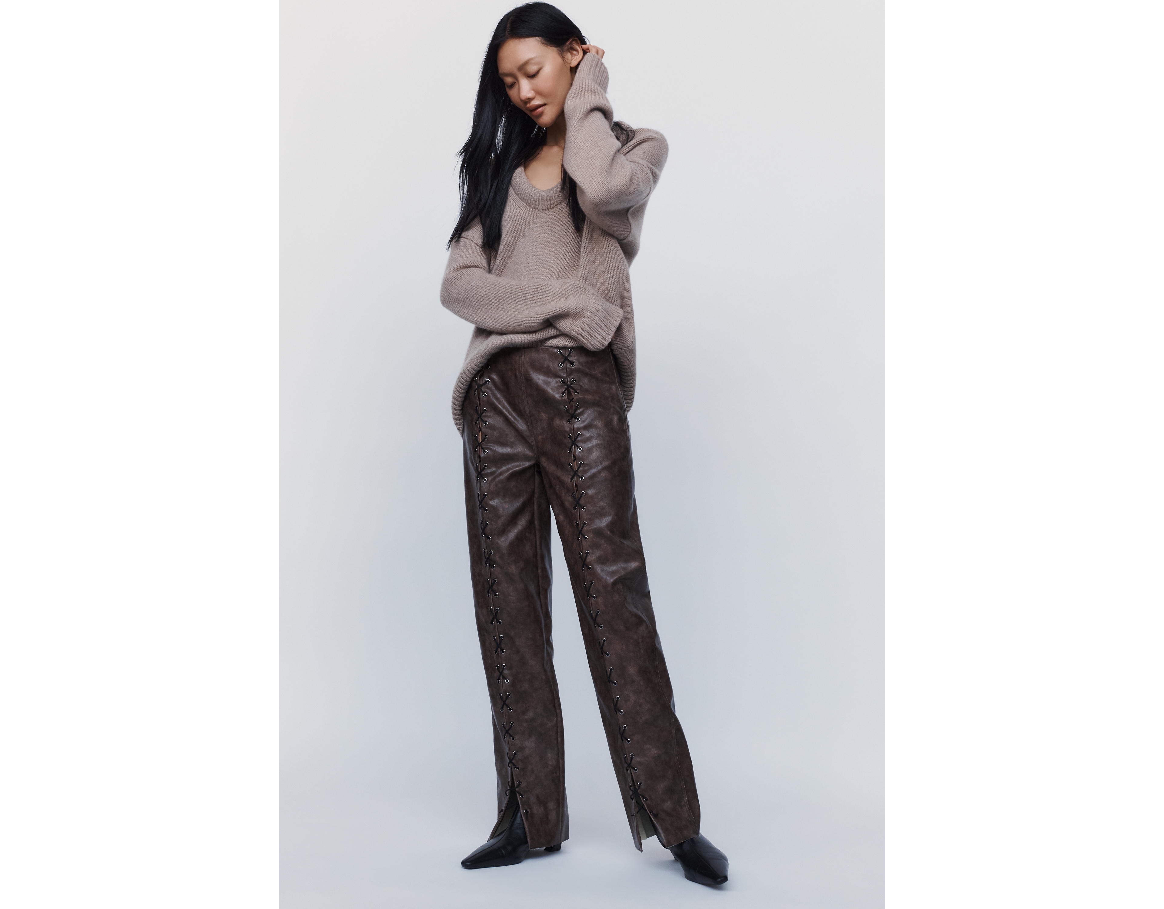 Resume Oliver Mid-Rise Straight-Leg Pants