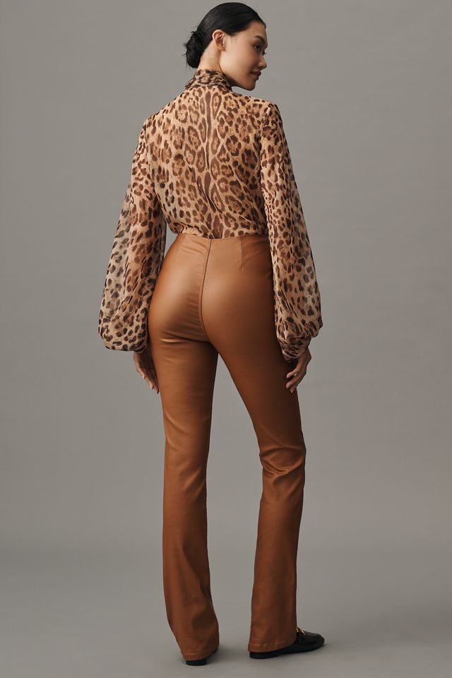 Retrofete Xena Faux-Leather Coated Slim Pants #2