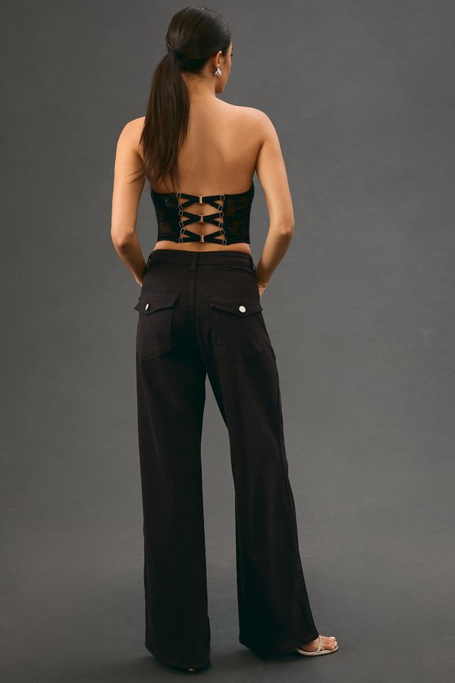 AMO Severine Cargo Relaxed Straight-Leg Pants #2