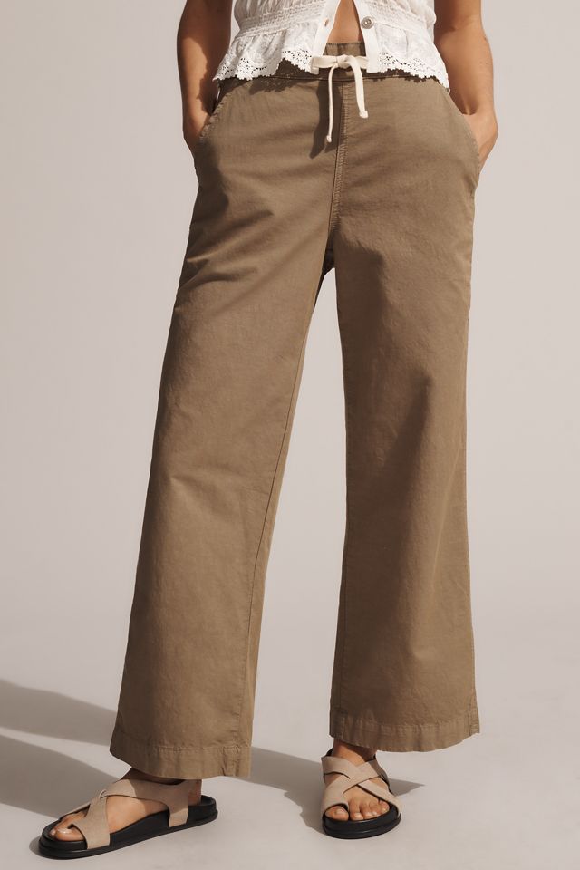 AMO Marian Linen Blend Drawstring Pants #1
