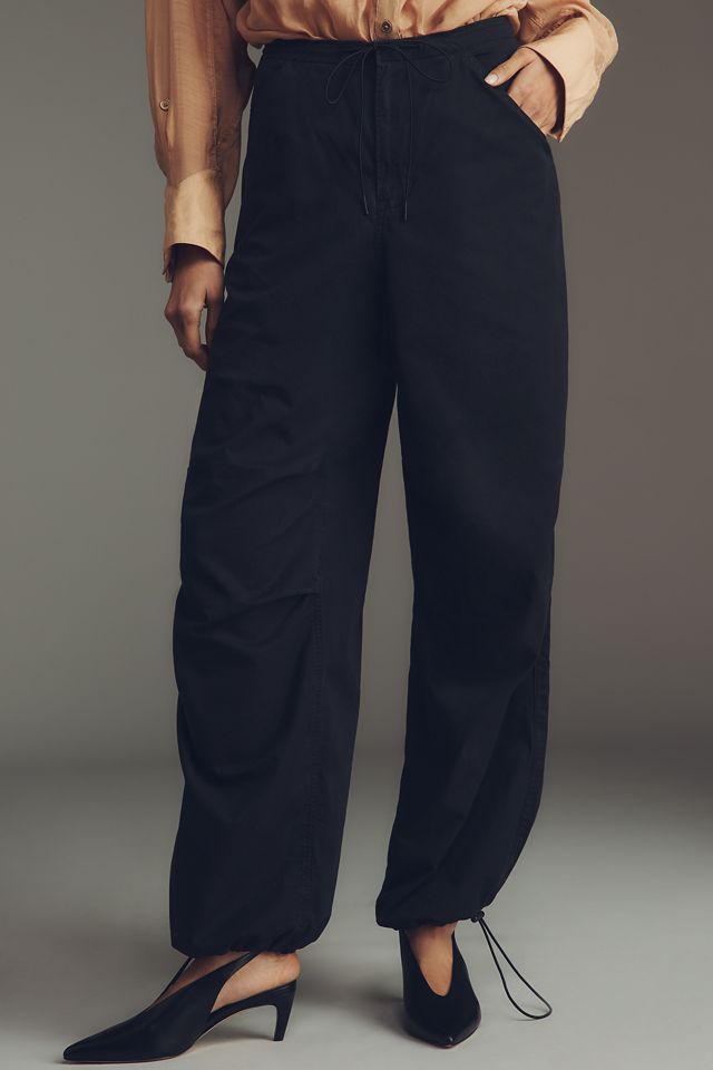 Good American Twill Parachute Pants #1