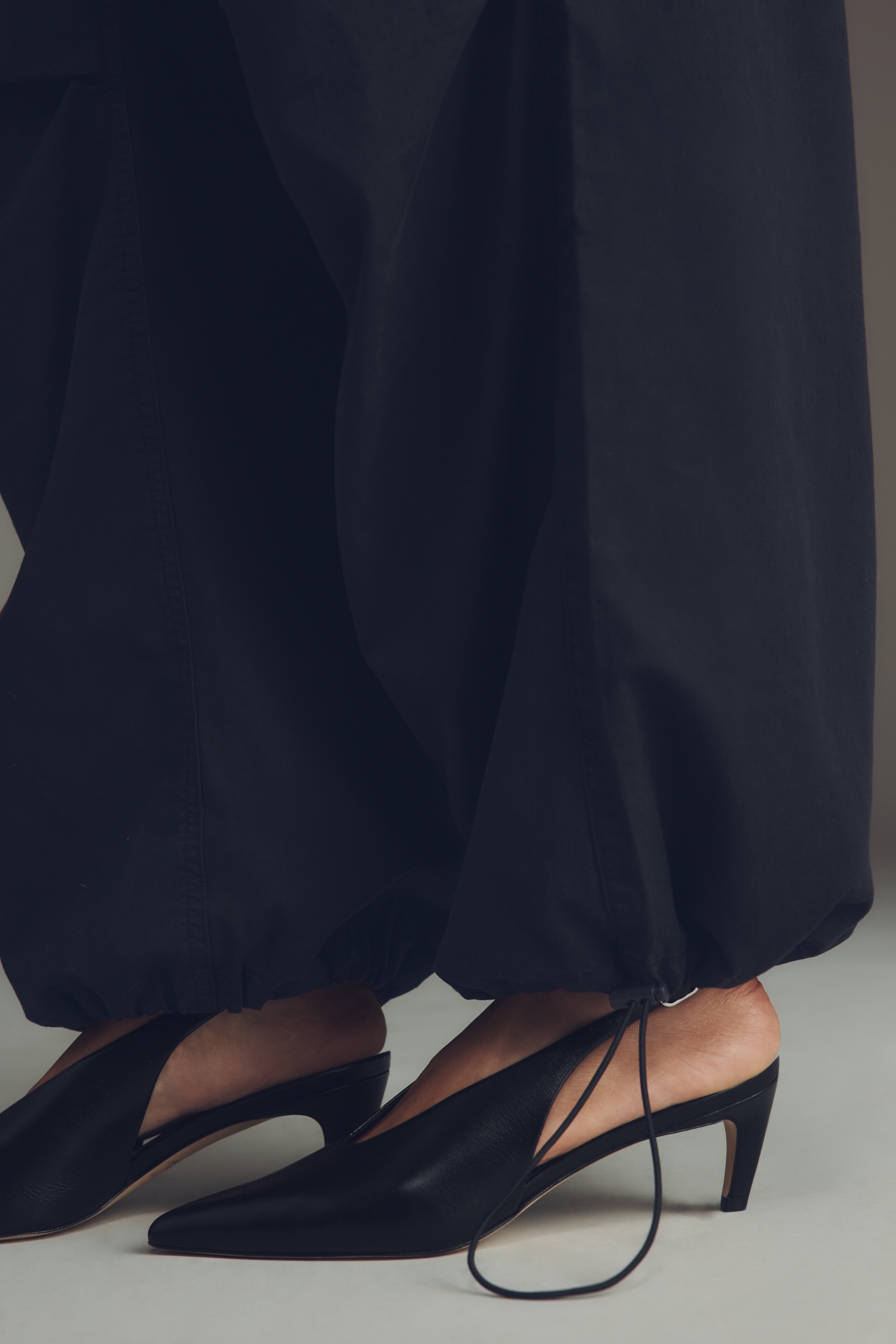 Good American Twill Parachute Pants