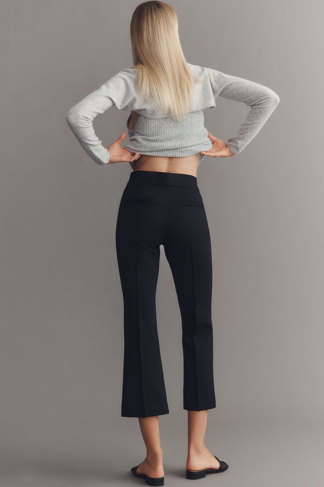 Good American Stretch Ponte High-Rise Kick Flare Pants #2