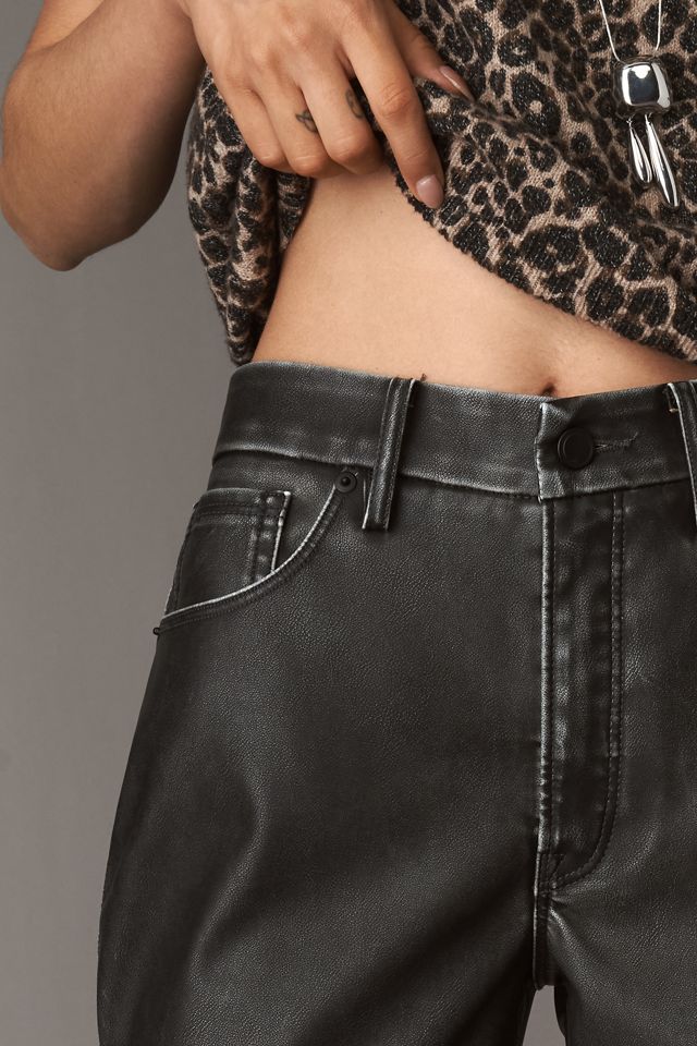 Good American Classic Bootcut Faux-Leather Pants #3