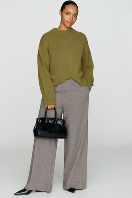 Good American Plus The Pull On Trousers by Anthropologie